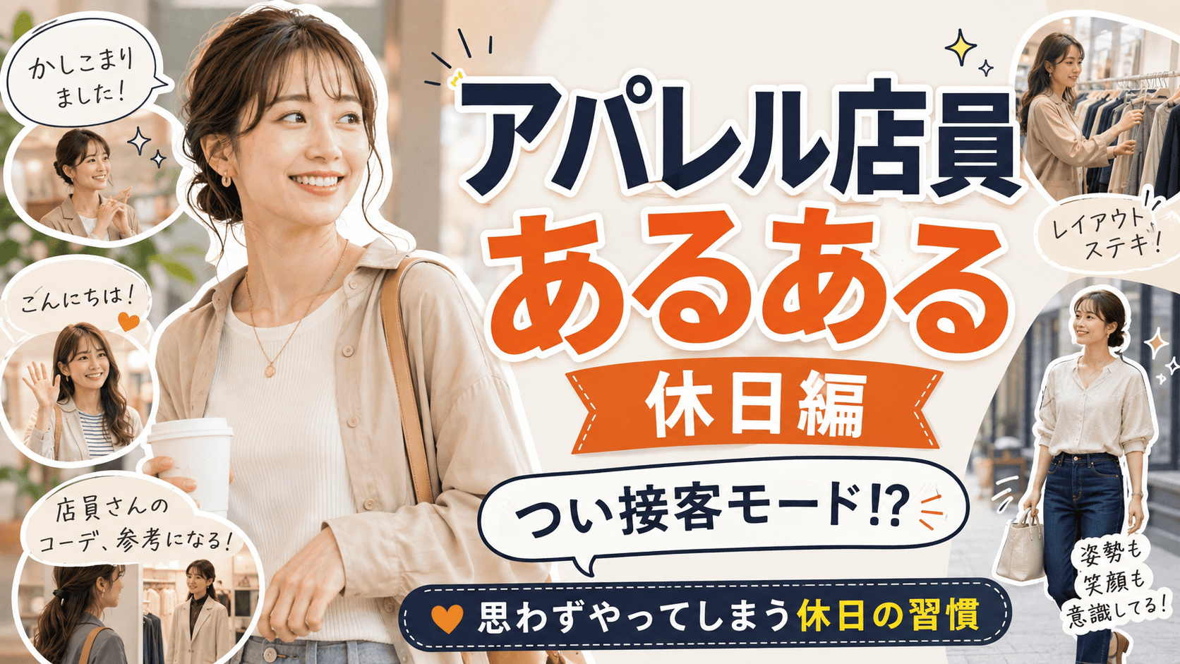 アパレル店員あるある休日編